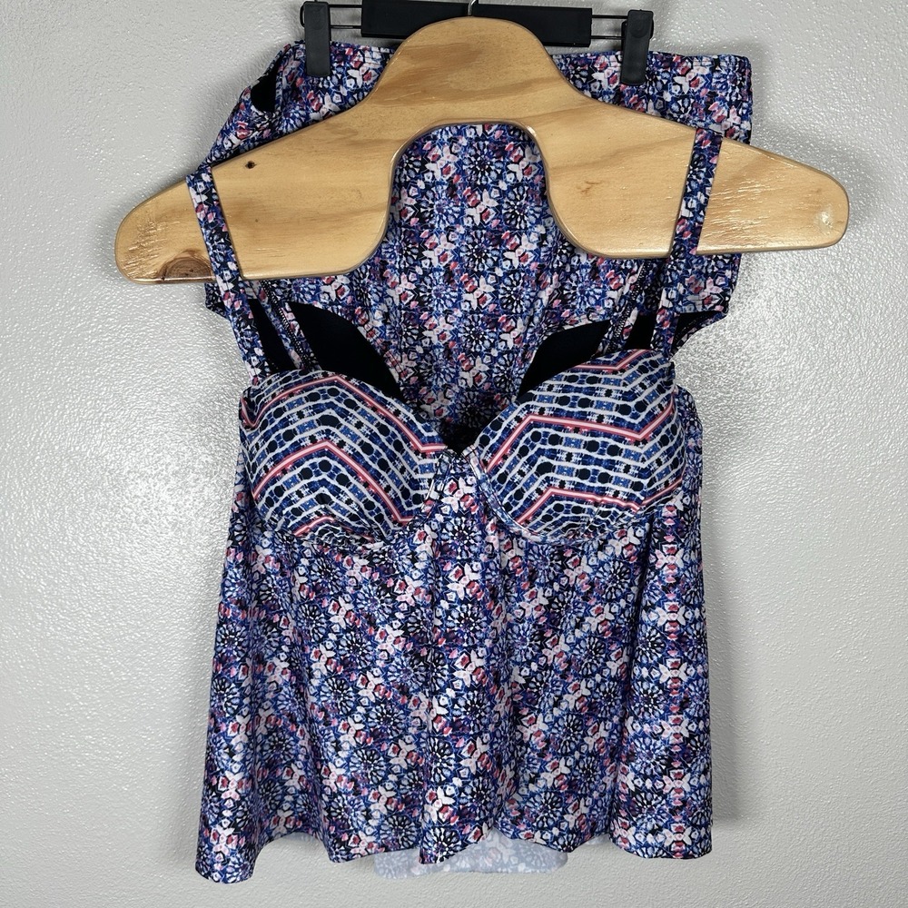 Swimsuits For All Tankini 2PC Size 22 Wire Padded Top High Waisted Bathing Suit